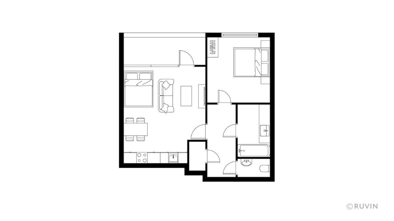 High Rise, Netflix, 2 Min To Main Station Apartment Wien Ngoại thất bức ảnh